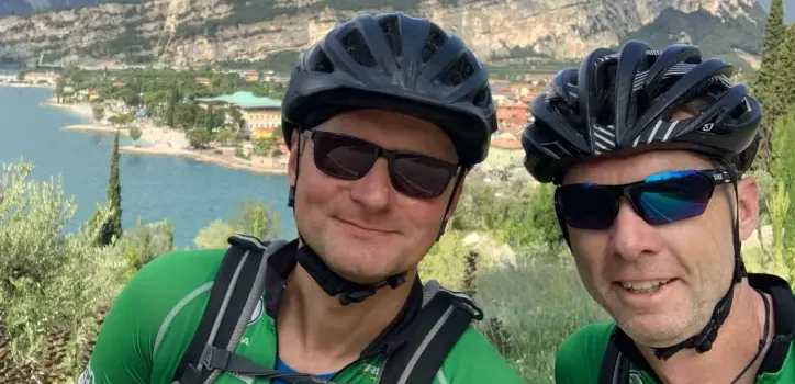 Holger Komm und Sven Boller aus Bramsche verbindet eine dicke Radsport-Freundschaft