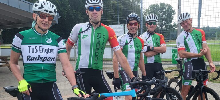 Teuto-Münsterland-Trophy lockt 500 Radsportler an – Ideale Bedingungen sorgen für begeisterte Teilnehmer Starter in Engter